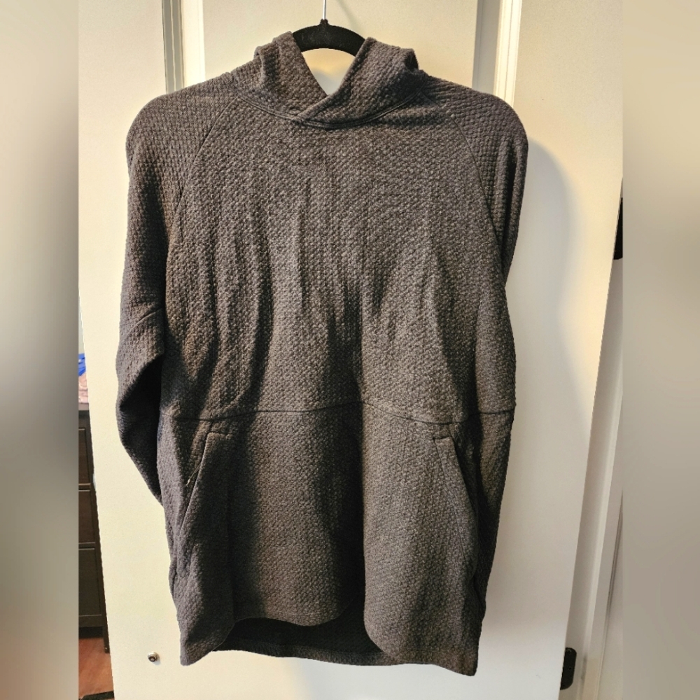 Textured Double-Knit Cotton Hoodie